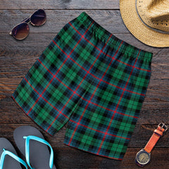 Urquhart Broad Red Ancient Tartan Plaid Men's Shorts