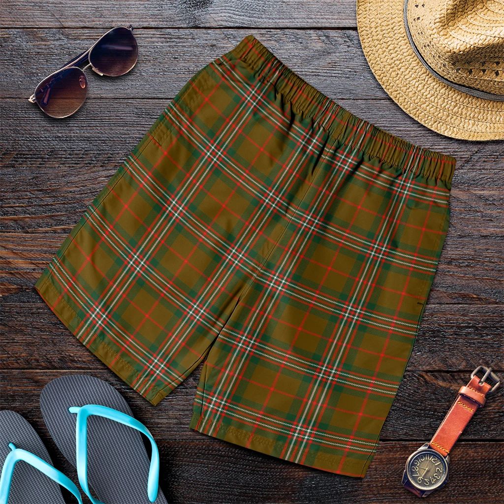 Scott Brown Modern Tartan Plaid Men's Shorts
