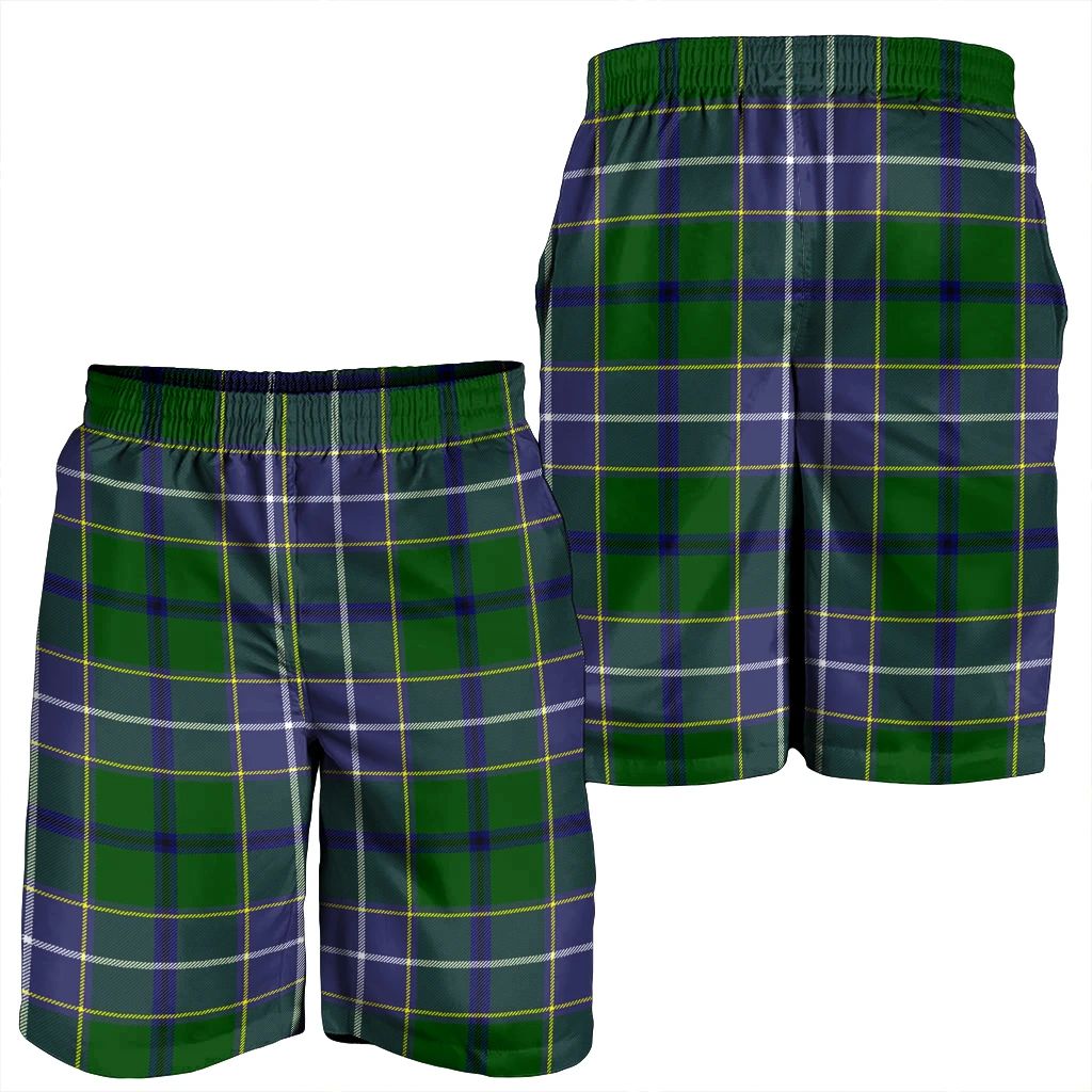 Wishart Hunting Modern Tartan Plaid Men's Shorts