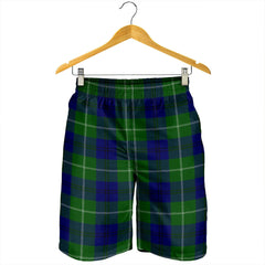 Oliphant Modern Tartan Plaid Men's Shorts