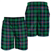 Urquhart Broad Red Ancient Tartan Plaid Men's Shorts