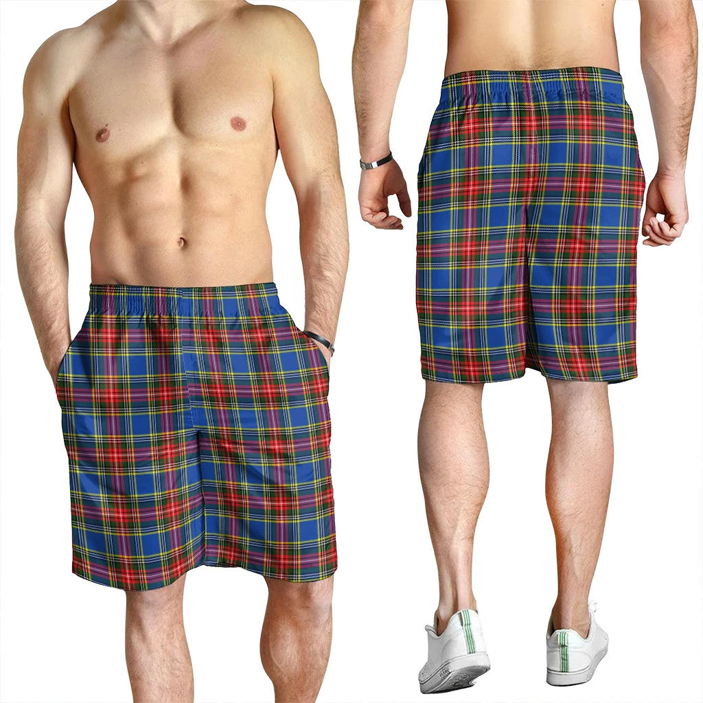 MacBeth Modern Tartan Plaid Men's Shorts
