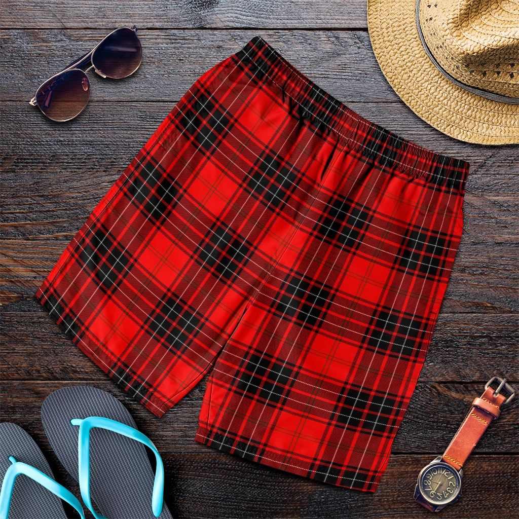 Wemyss Modern Tartan Plaid Men's Shorts