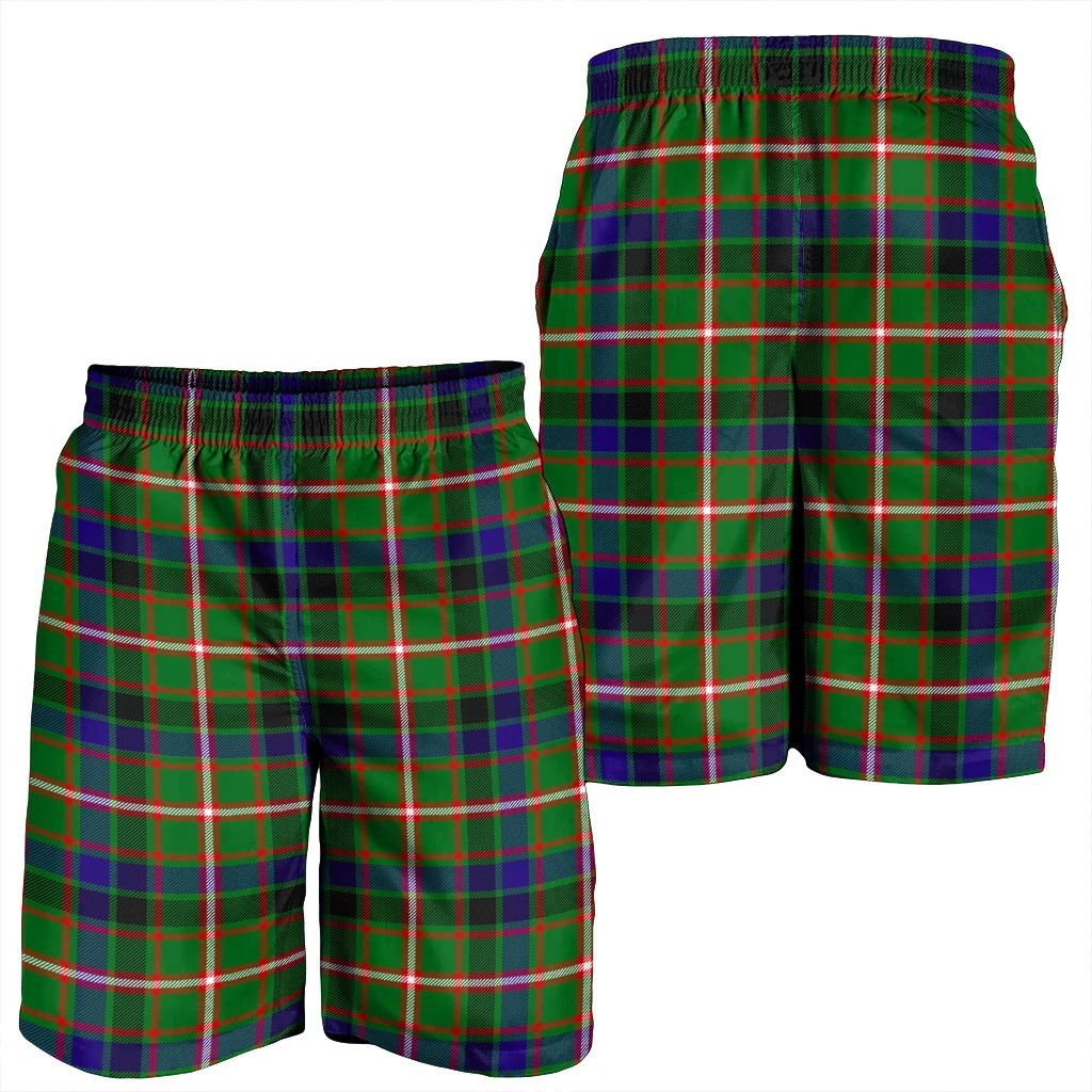 Reid Green Tartan Plaid Men's Shorts
