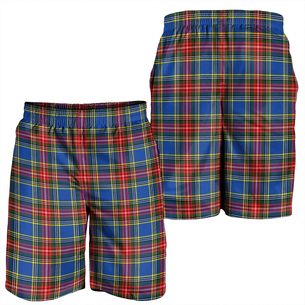 MacBeth Modern Tartan Plaid Men's Shorts
