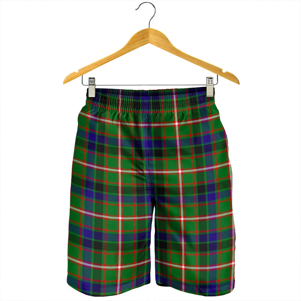 Reid Green Tartan Plaid Men's Shorts