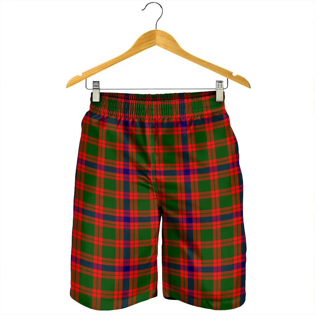 Skene Modern Tartan Plaid Men's Shorts