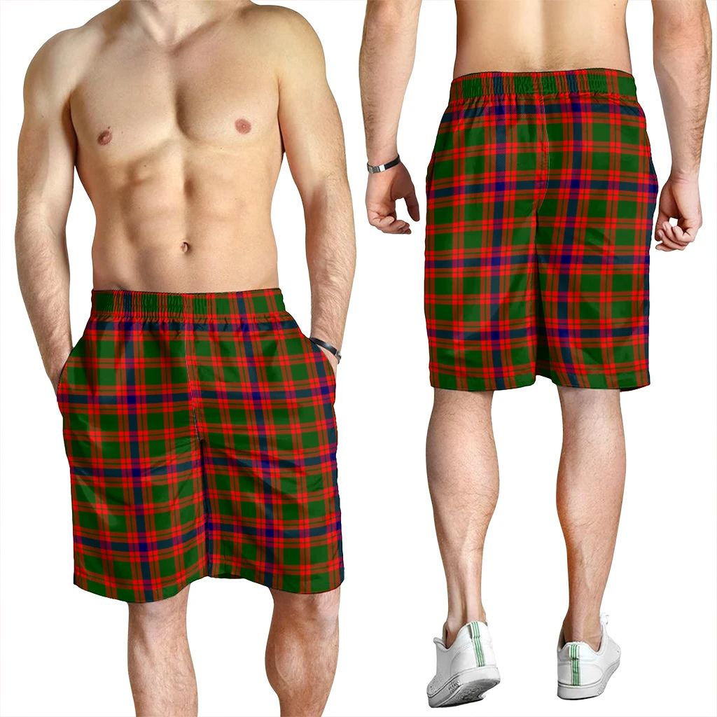 Skene Modern Tartan Plaid Men's Shorts