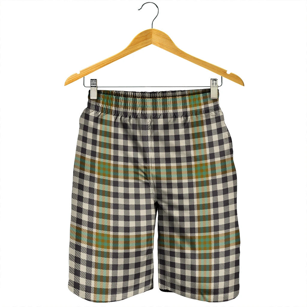 Burns Check Tartan Plaid Men's Shorts