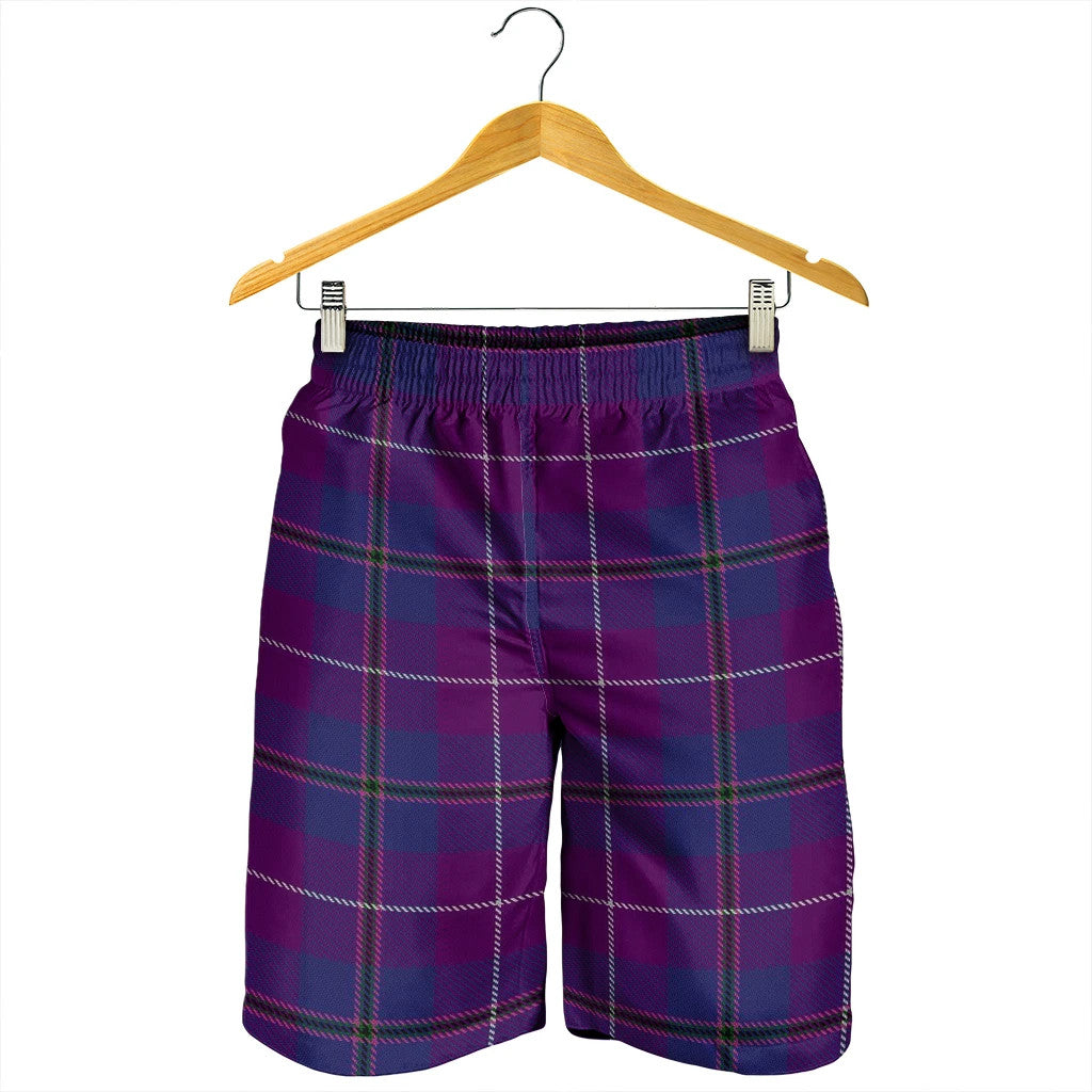 Pride of Glencoe Tartan Plaid Men's Shorts