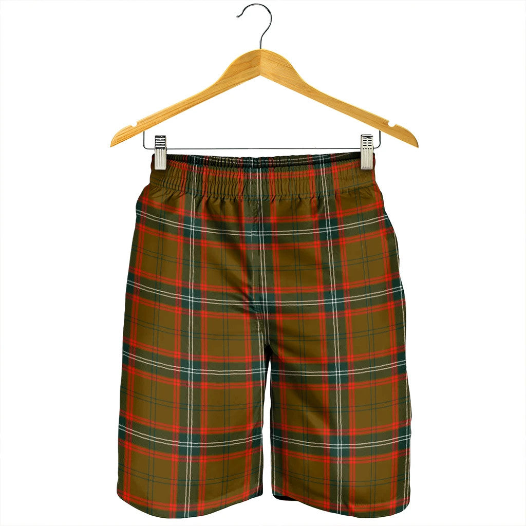 Seton Hunting Modern Tartan Plaid Men's Shorts