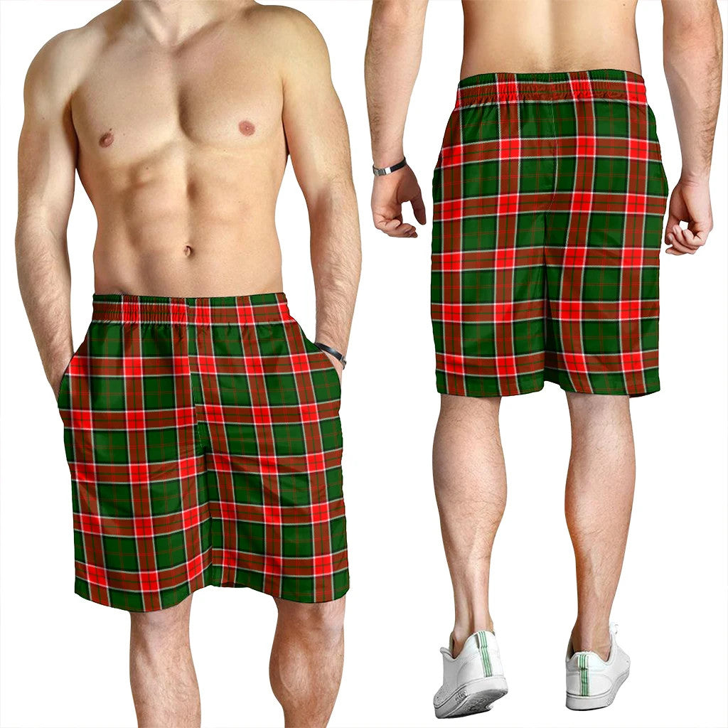 Pollock Modern Tartan Plaid Men's Shorts