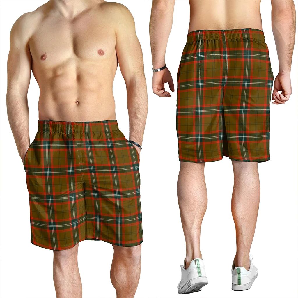 Seton Hunting Modern Tartan Plaid Men's Shorts