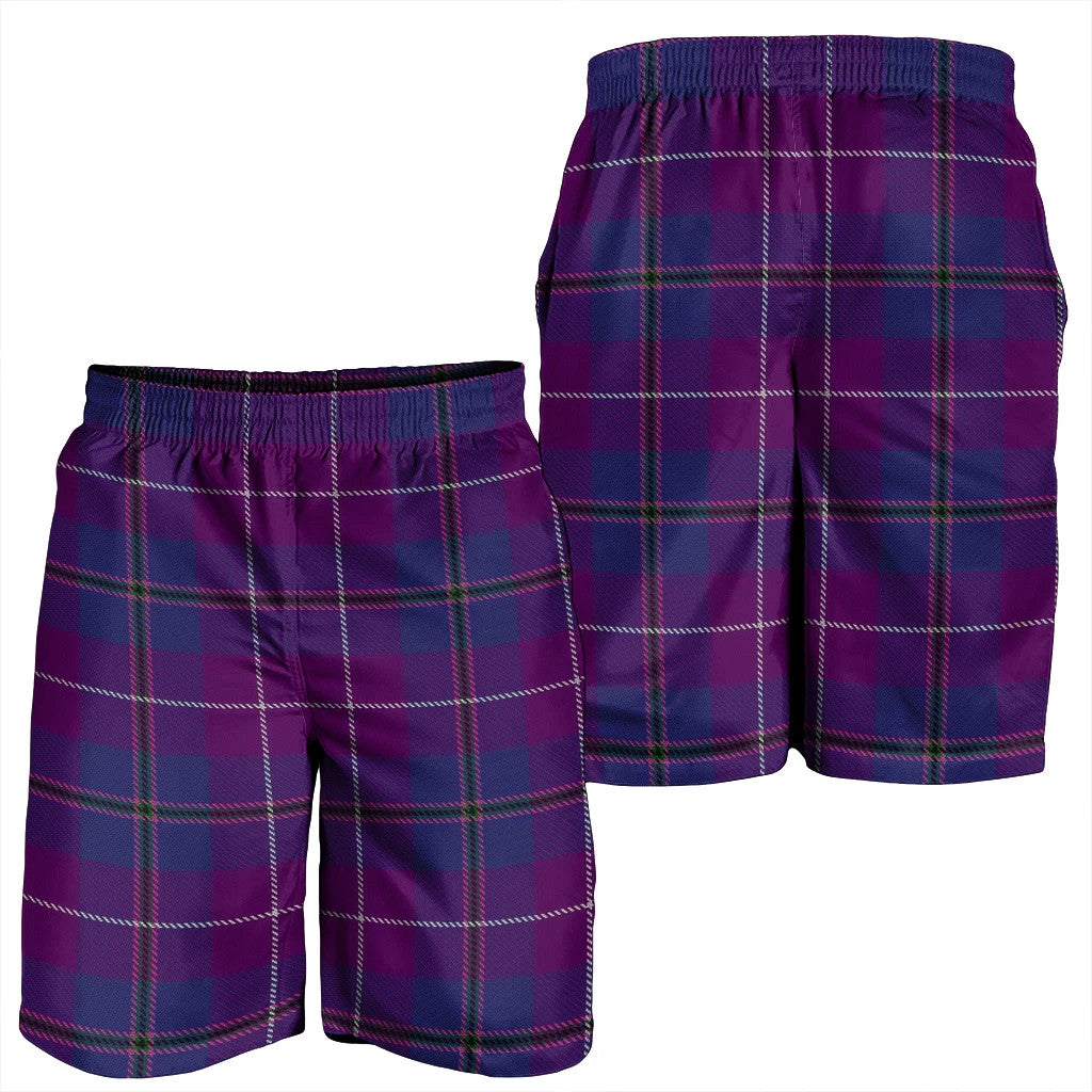Pride of Glencoe Tartan Plaid Men's Shorts