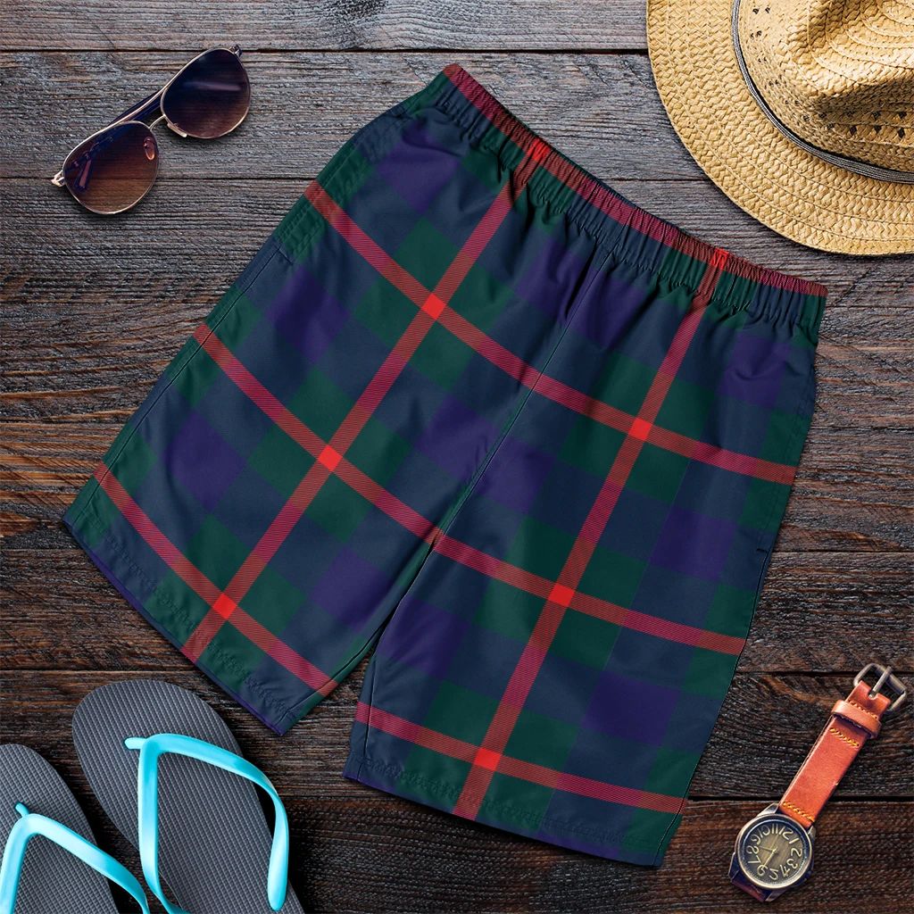 Agnew Modern Tartan Plaid Men's Shorts
