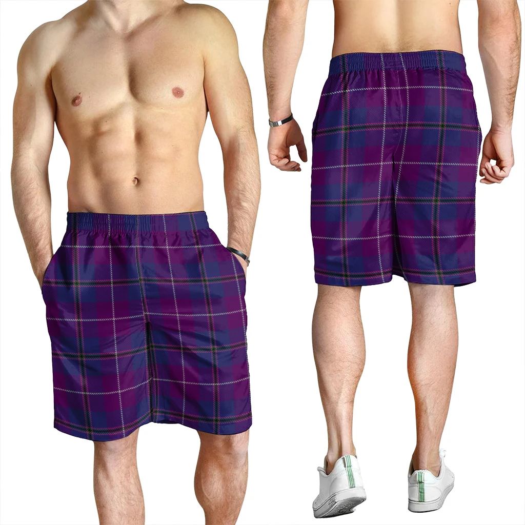 Pride of Glencoe Tartan Plaid Men's Shorts