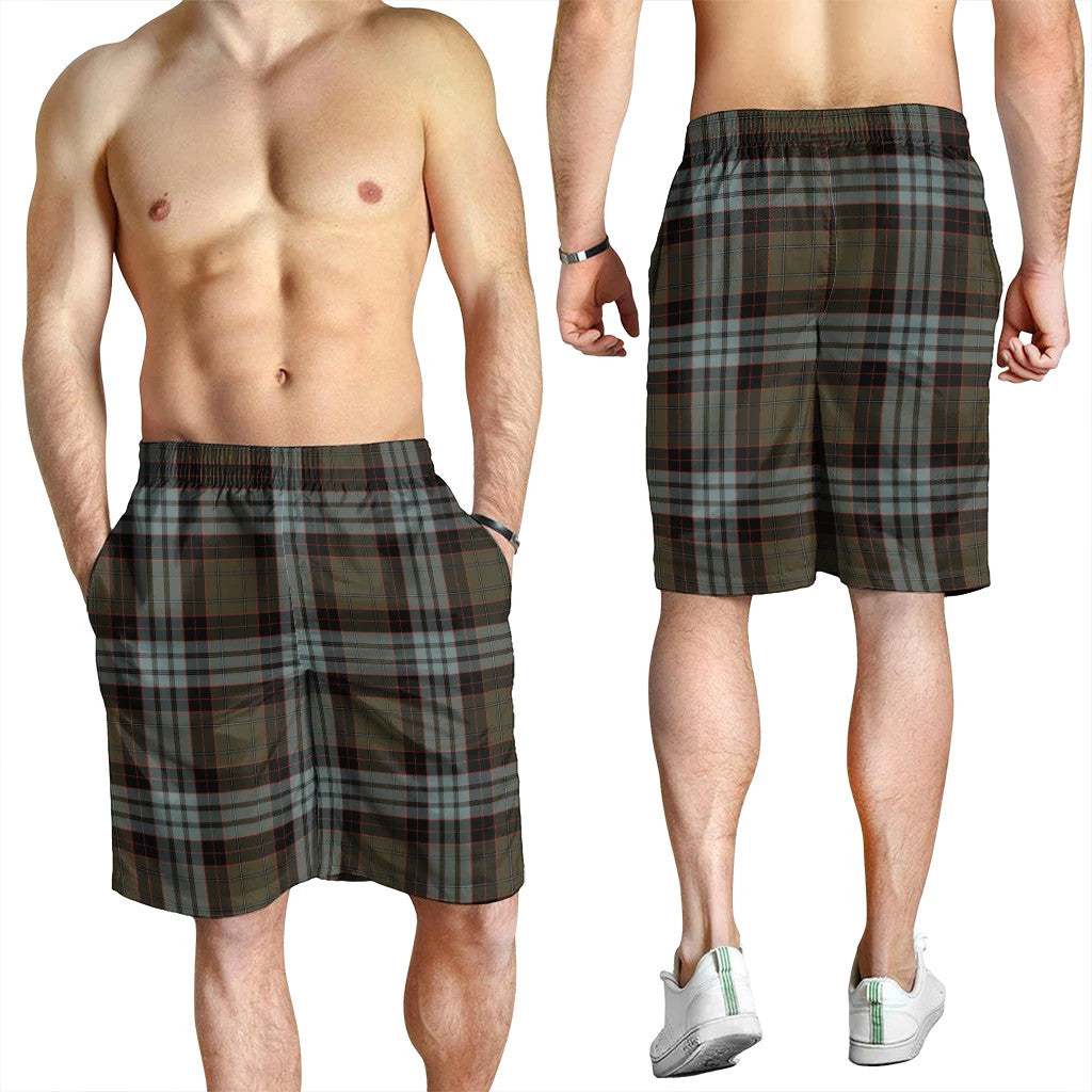 Stewart Old Weathered Tartan Plaid Men's Shorts
