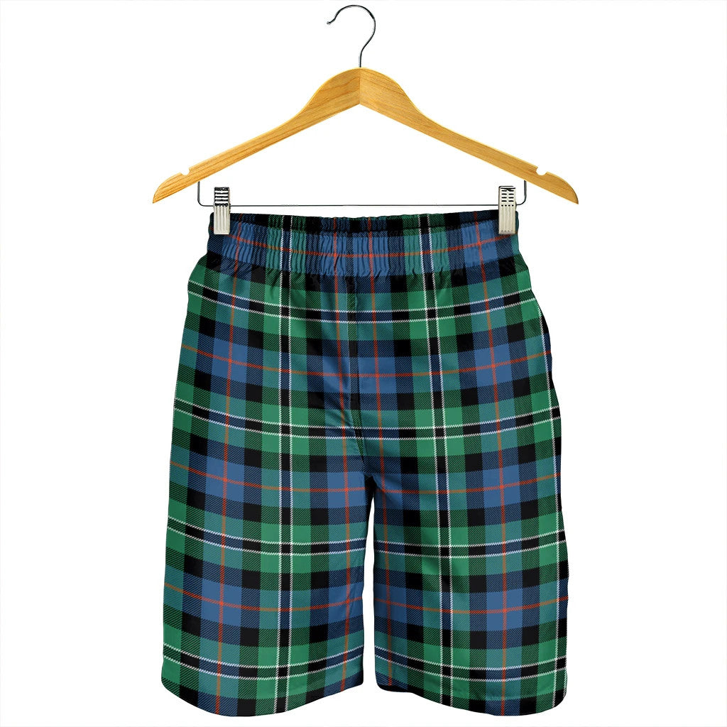 Rose Hunting Ancient Tartan Plaid Men's Shorts