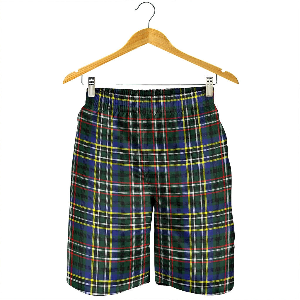 Scott Green Modern Tartan Plaid Men's Shorts