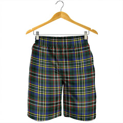 Scott Green Modern Tartan Plaid Men's Shorts