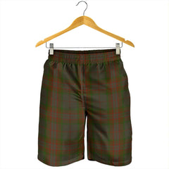 Gray Tartan Plaid Men's Shorts