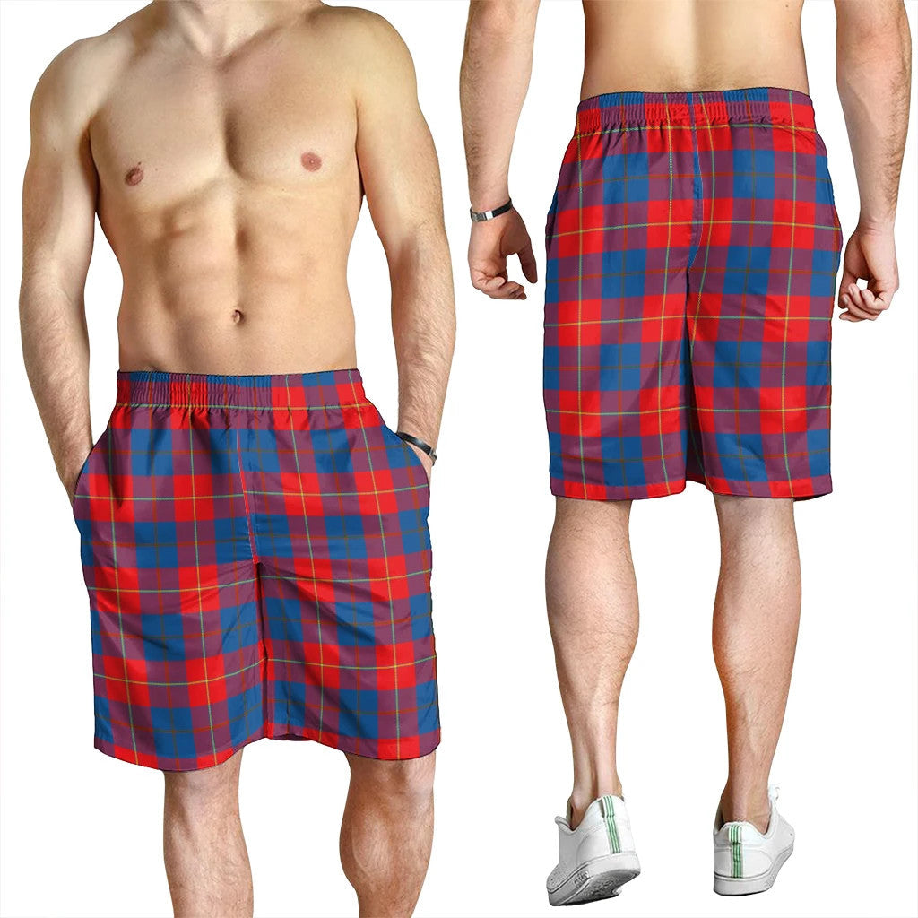 Galloway Red Tartan Plaid Men's Shorts