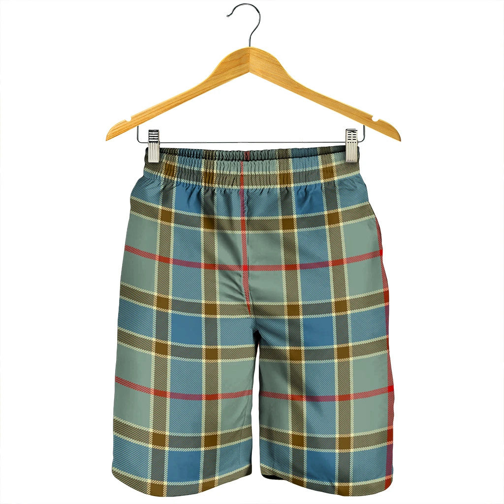 Balfour Blue Tartan Plaid Men's Shorts