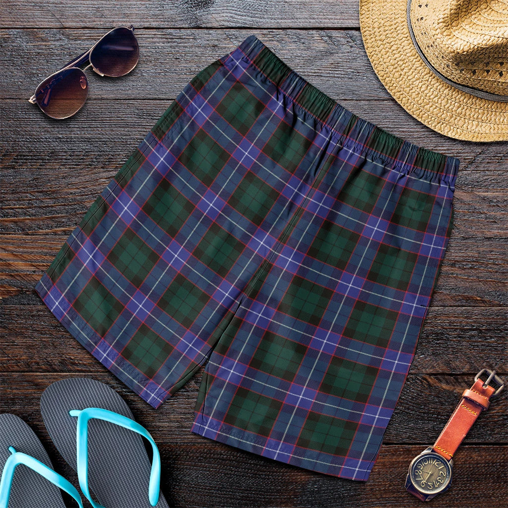 Hunter Modern Tartan Plaid Men's Shorts