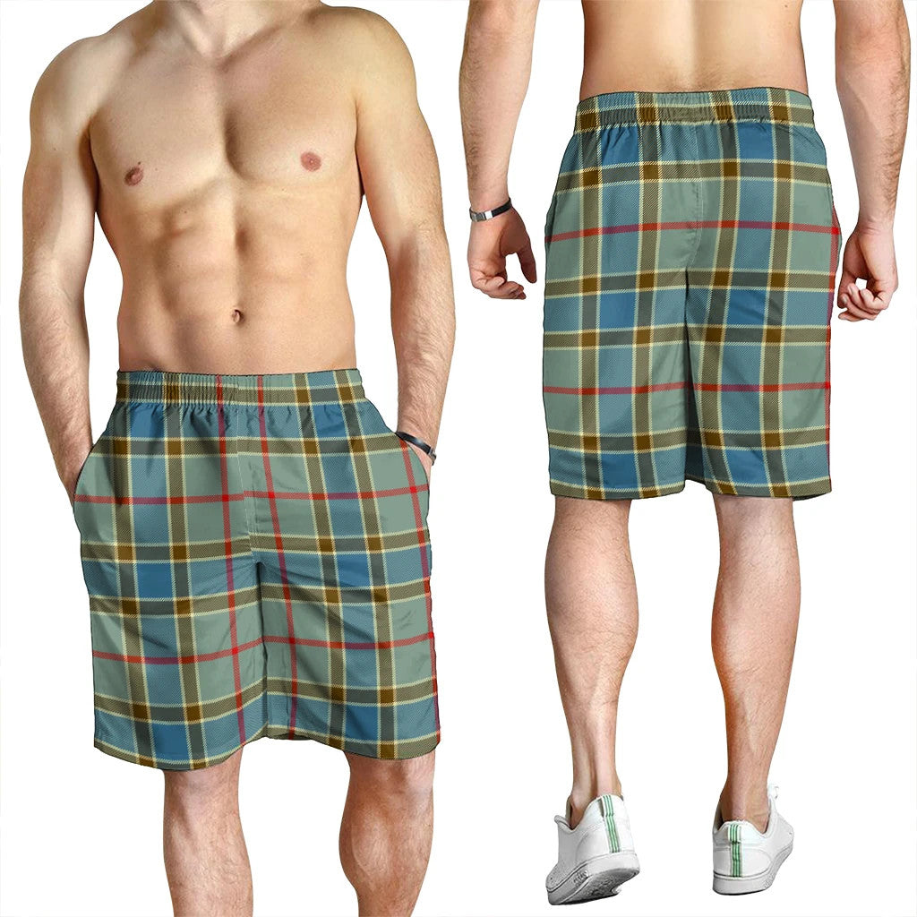 Balfour Blue Tartan Plaid Men's Shorts