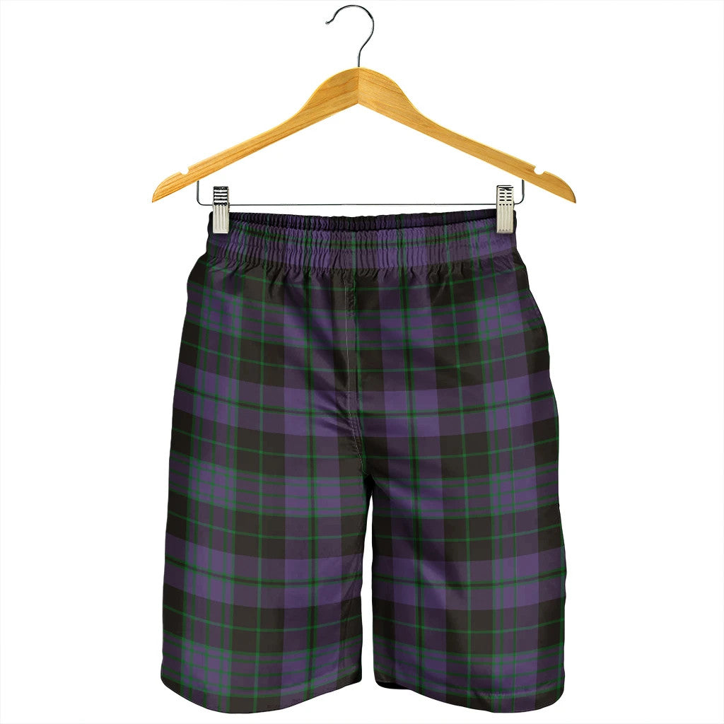 Clergy Green Tartan Plaid Men's Shorts