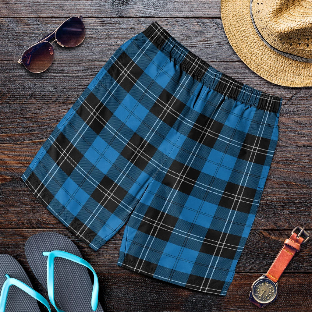 Ramsay Blue Ancient Tartan Plaid Men's Shorts