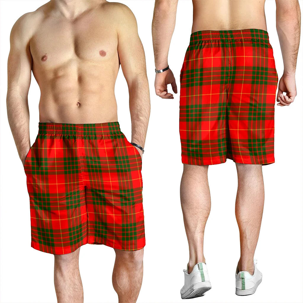 Cameron Modern Tartan Plaid Men's Shorts