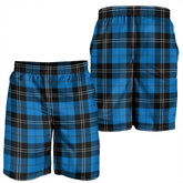 Ramsay Blue Ancient Tartan Plaid Men's Shorts
