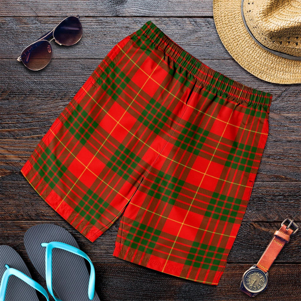 Cameron Modern Tartan Plaid Men's Shorts