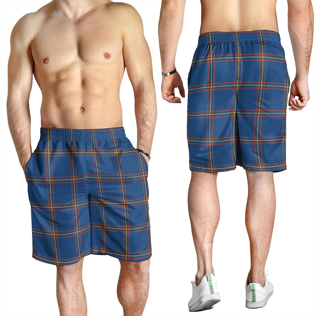 MacLaine of Loch Buie Hunting Ancient Tartan Plaid Men's Shorts