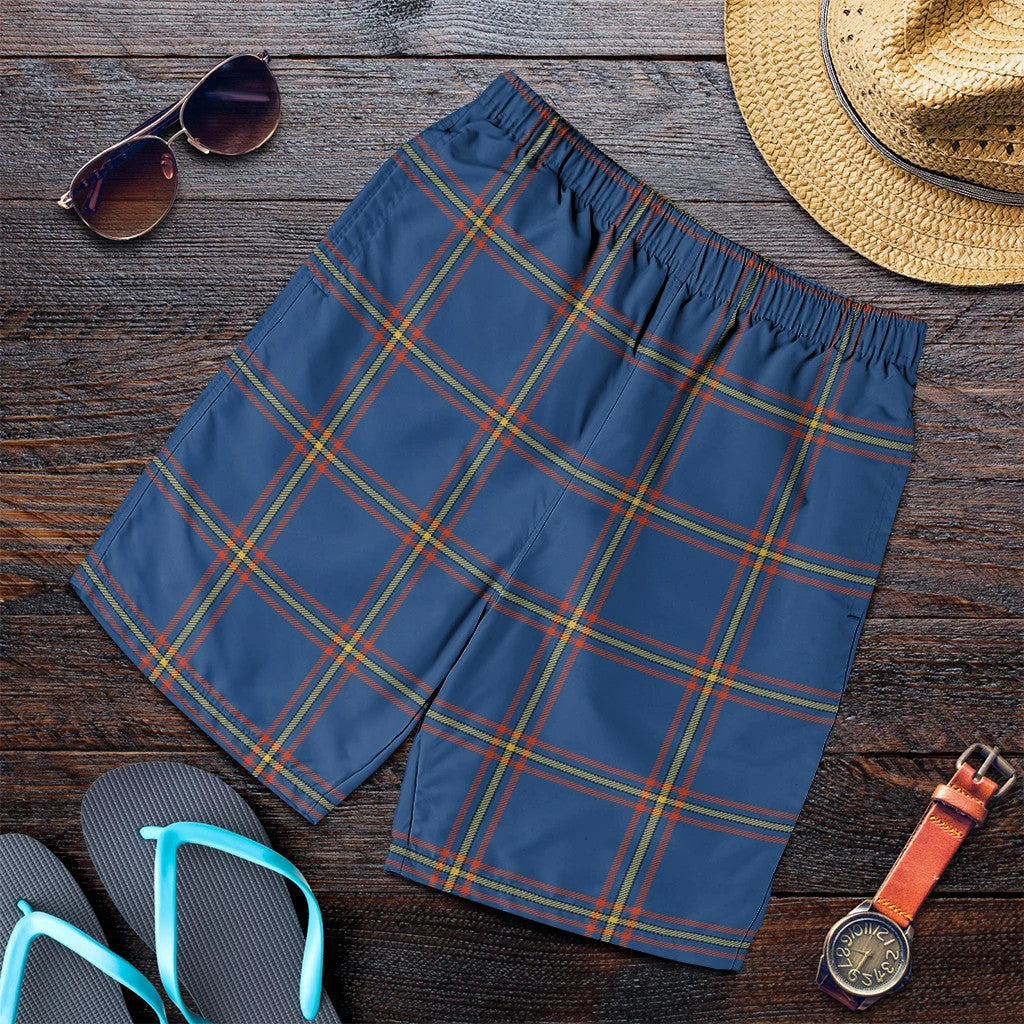 MacLaine of Loch Buie Hunting Ancient Tartan Plaid Men's Shorts