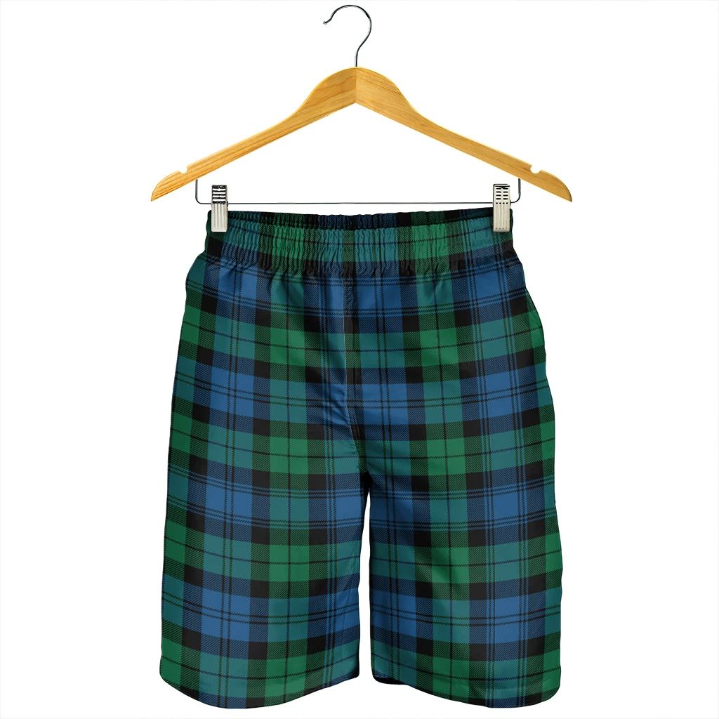 Blackwatch Ancient Tartan Plaid Men's Shorts