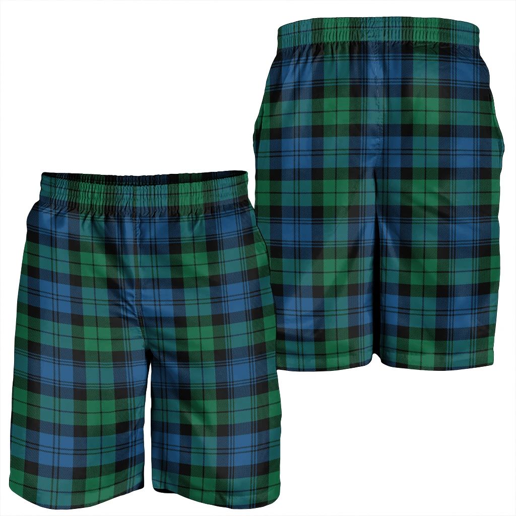 Blackwatch Ancient Tartan Plaid Men's Shorts