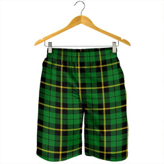 Wallace Hunting Green Tartan Plaid Men's Shorts