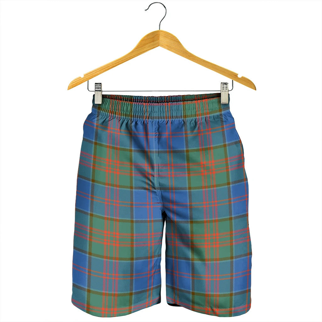Stewart of Appin Hunting Ancient Tartan Plaid Men's Shorts