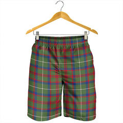 Shaw Green Modern Tartan Plaid Men's Shorts