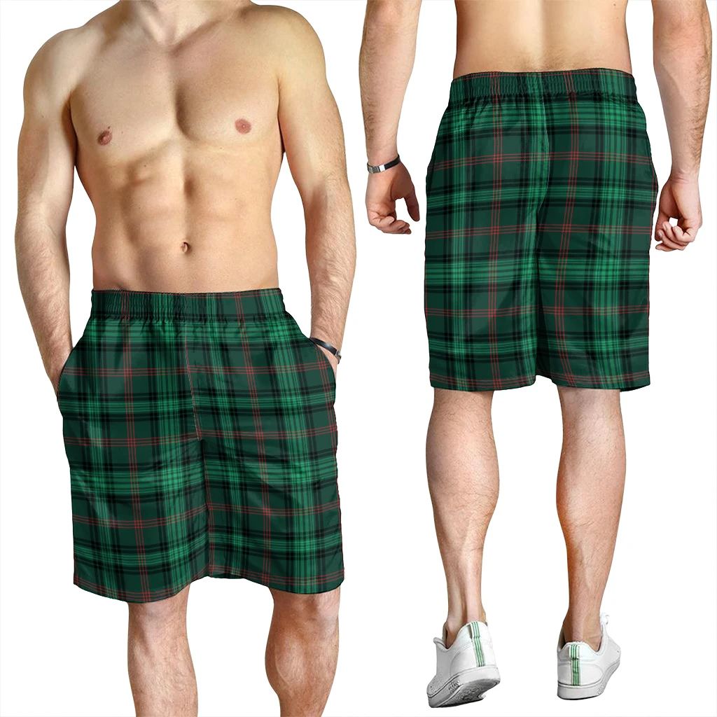 Ross Hunting Modern Tartan Plaid Men's Shorts