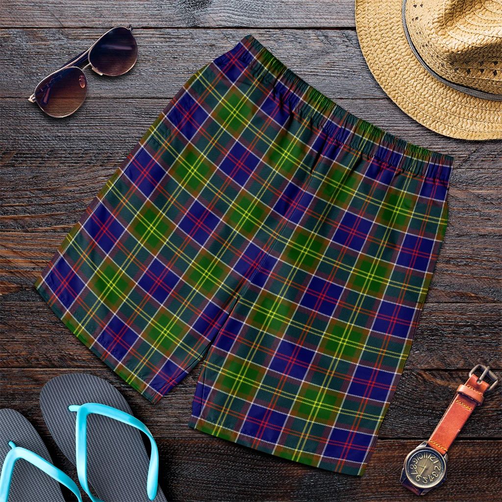 Ayrshire District Tartan Plaid Men's Shorts