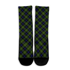 Fergusson Modern Tartan Plaid Crew Socks