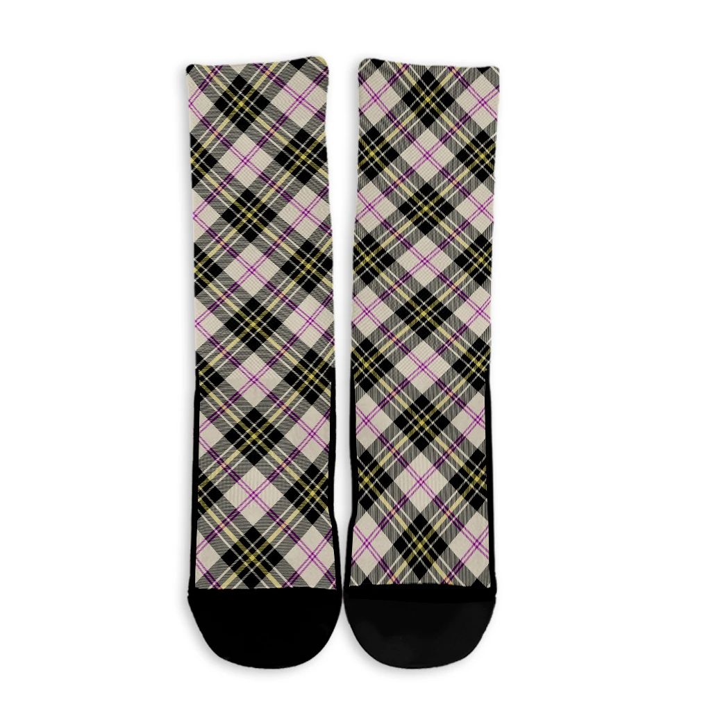 MacPherson Dress Ancient Tartan Plaid Crew Socks
