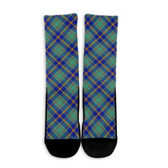 US Marine Tartan Plaid Crew Socks