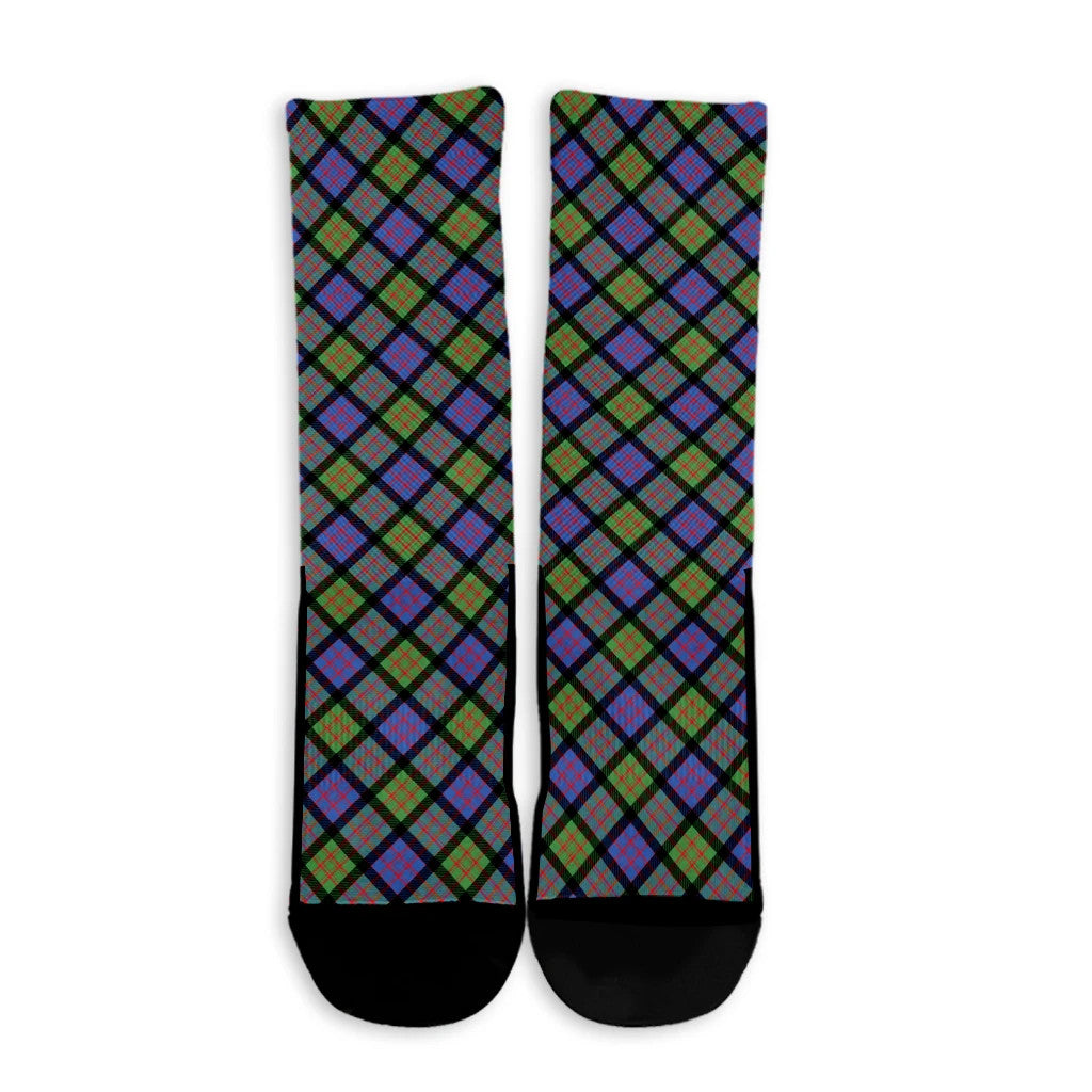 MacDonald Ancient Tartan Plaid Crew Socks