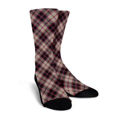 MacPherson Hunting Ancient Tartan Plaid Crew Socks