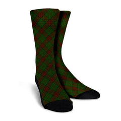 Maxwell Hunting Tartan Plaid Crew Socks