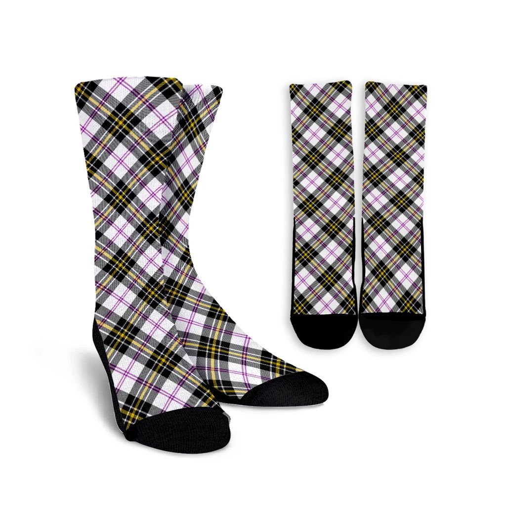 MacPherson Dress Modern Tartan Plaid Crew Socks